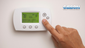 Person using Programmable and Smart Thermostat