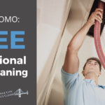 professional cleaning out air ducts with a red hose Gibbon Heating & Air Conditioning Saskatoon
